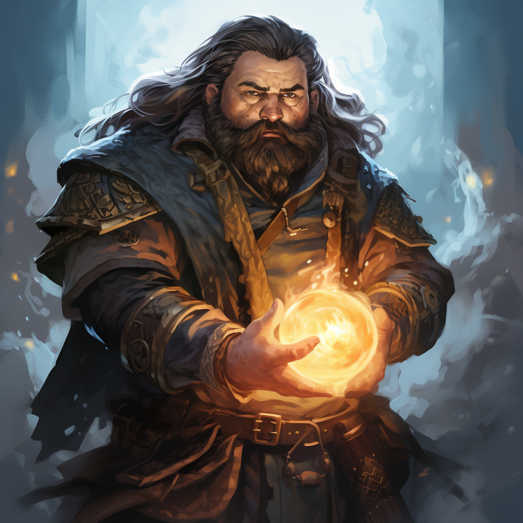 Image of a Male Dwarf Sorcerer