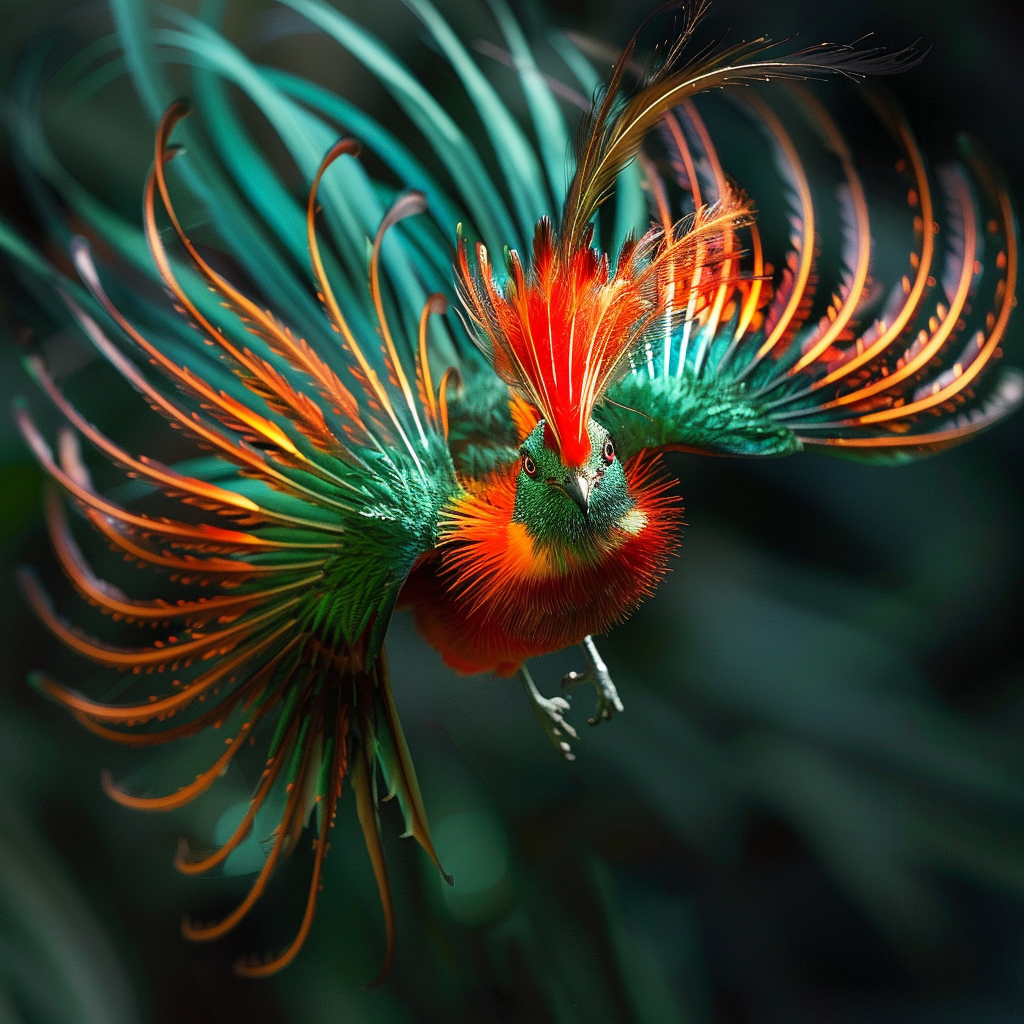 Male Resplendent Quetzal in Panama