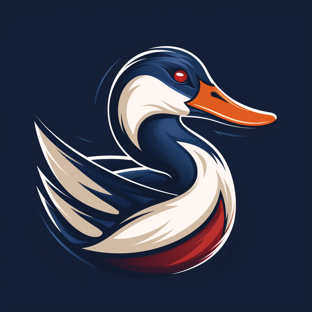 Mallards Retro Mascot Sports Logo