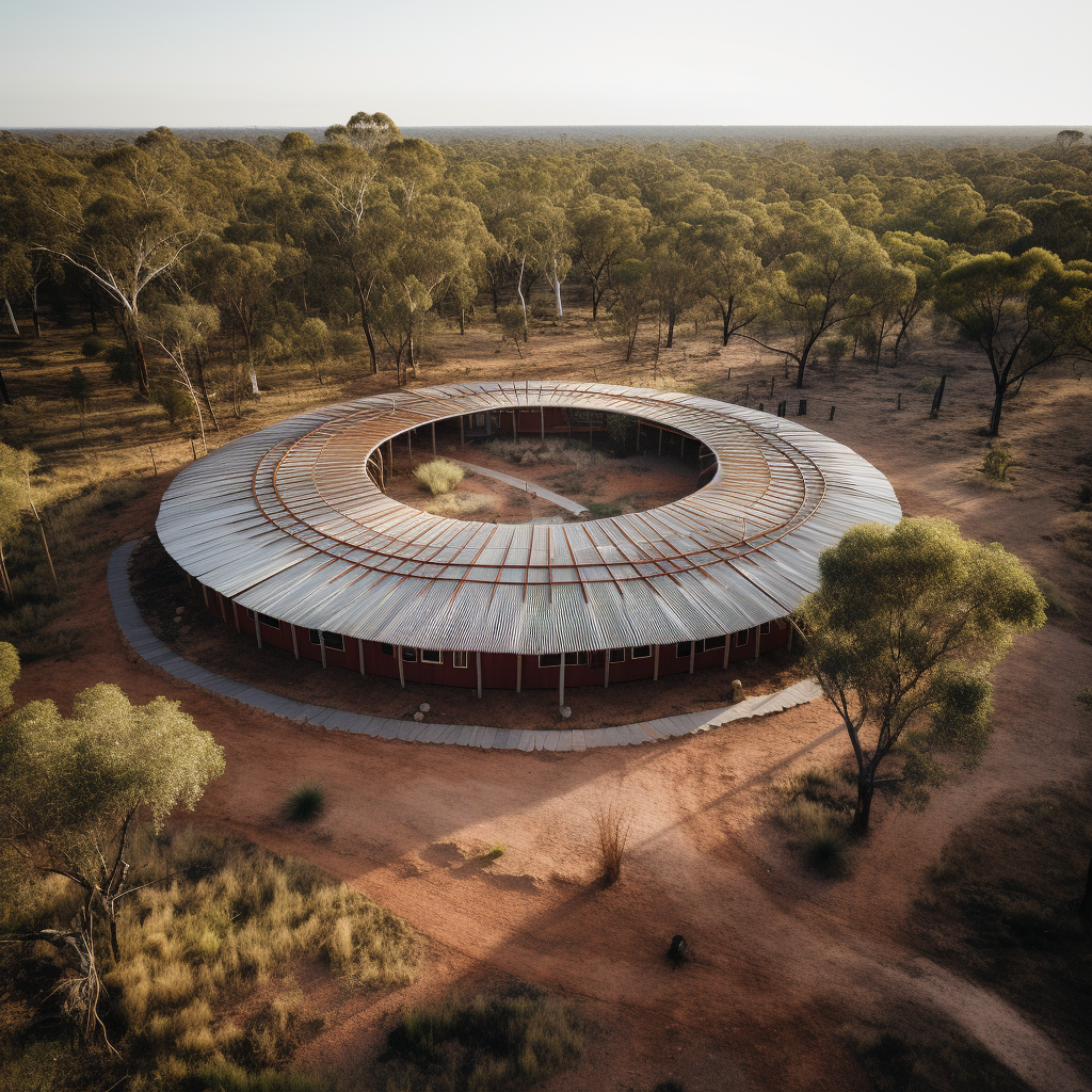 Aboriginal men at Mallee Forest healing center