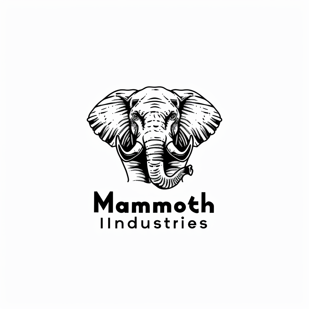 Mammoth Industries business logo design