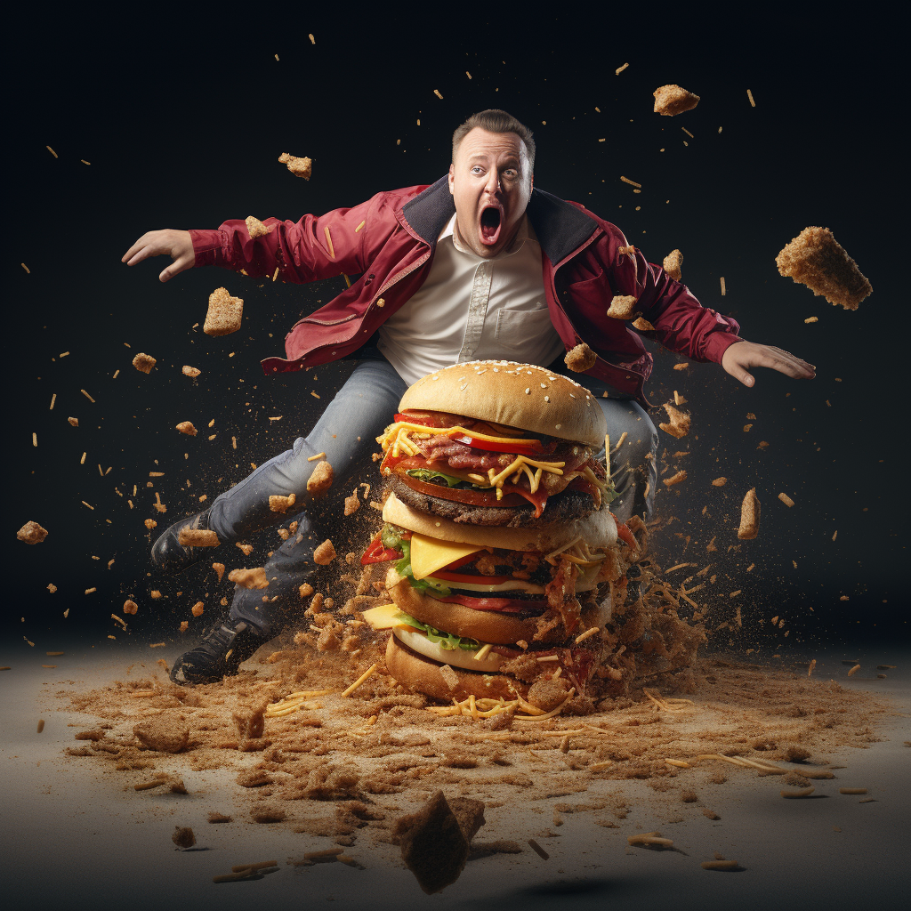 Man Dropping Big Mac