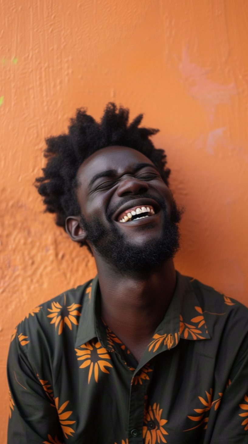 Man Laughing Image