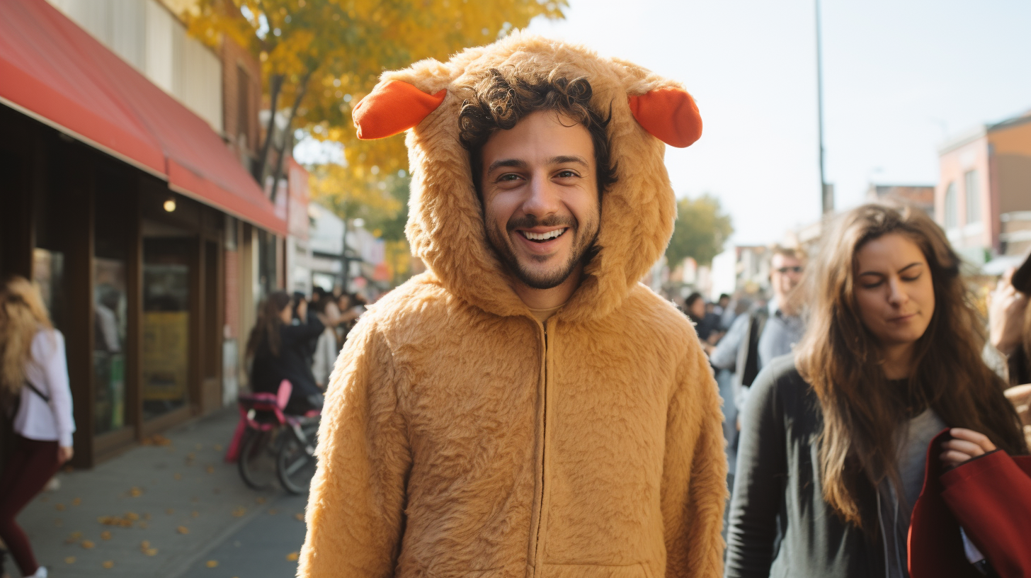 Man in Dog Costume