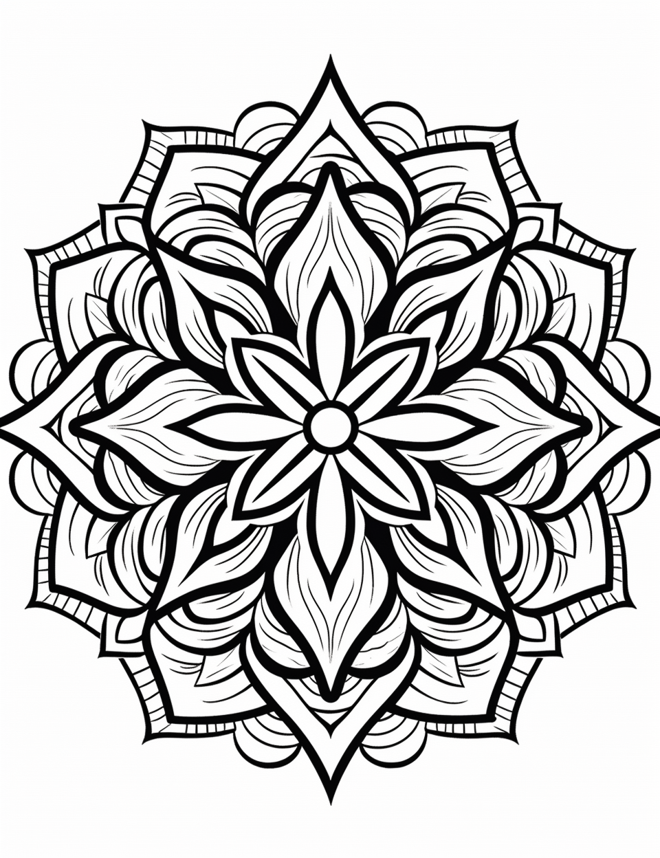 Aphrodite Mandala Coloring Art