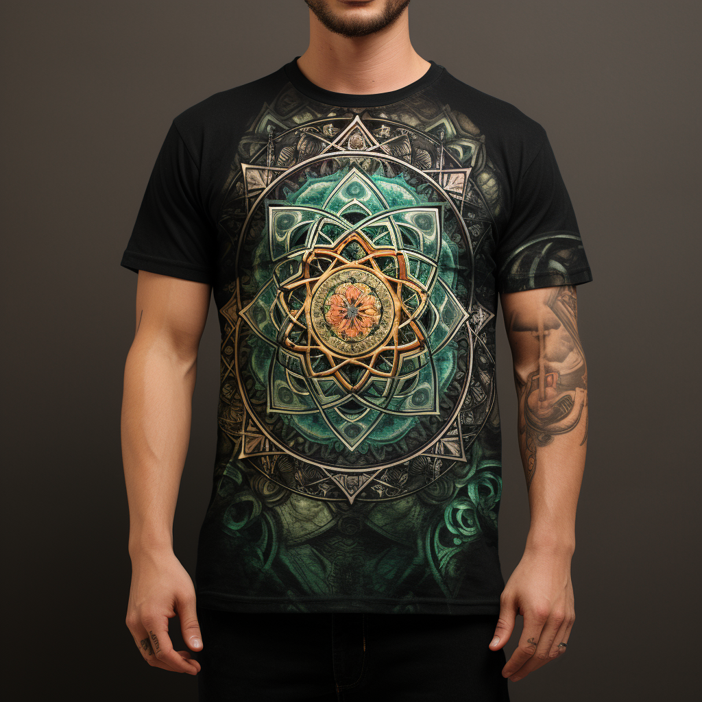 Beautiful mandala t-shirt design