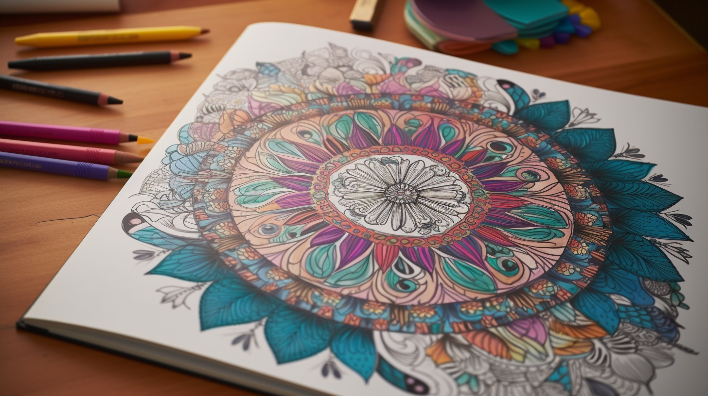 Intricate mandalas and floral patterns for coloring