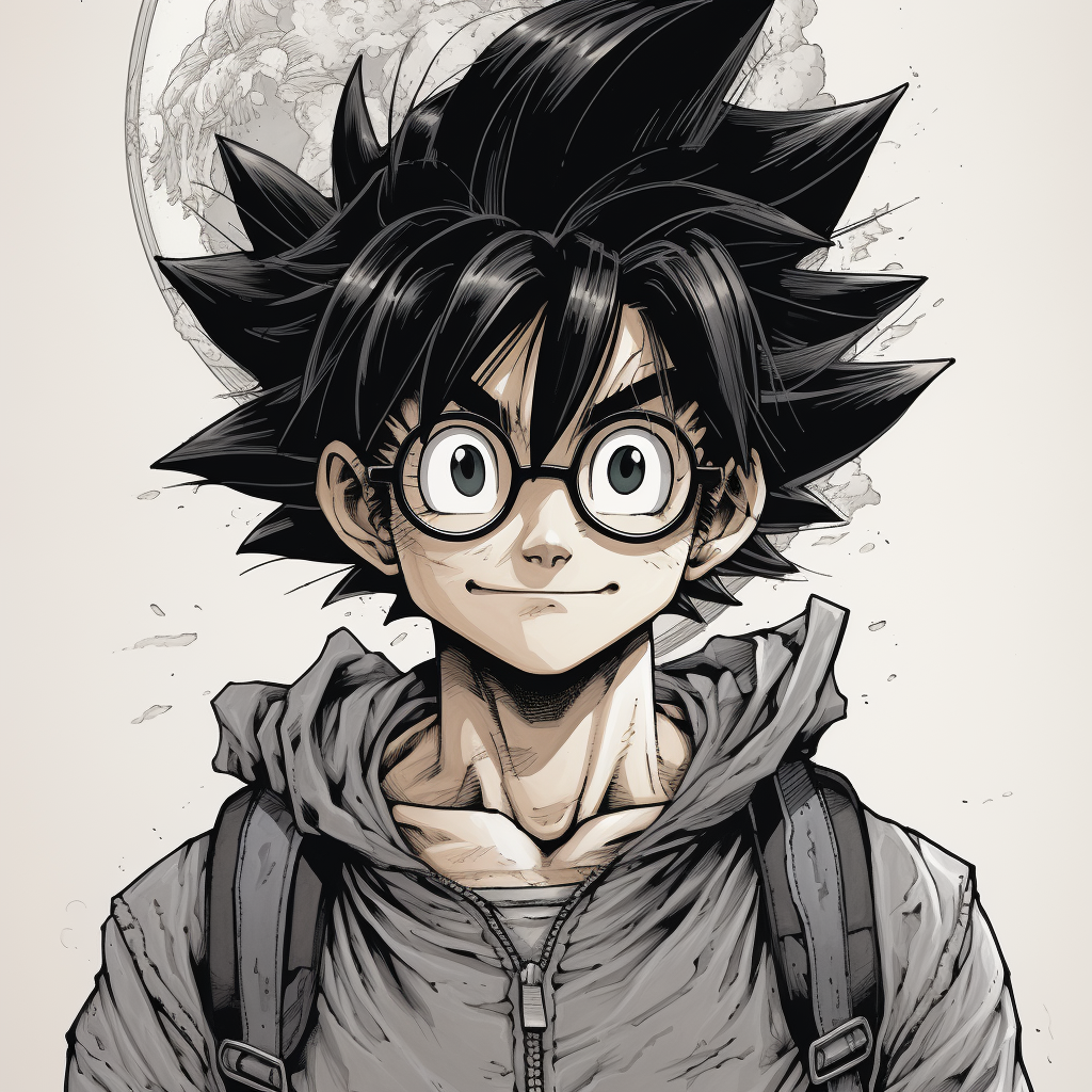 Anime-style artwork by Mangaka Akira Toriyama