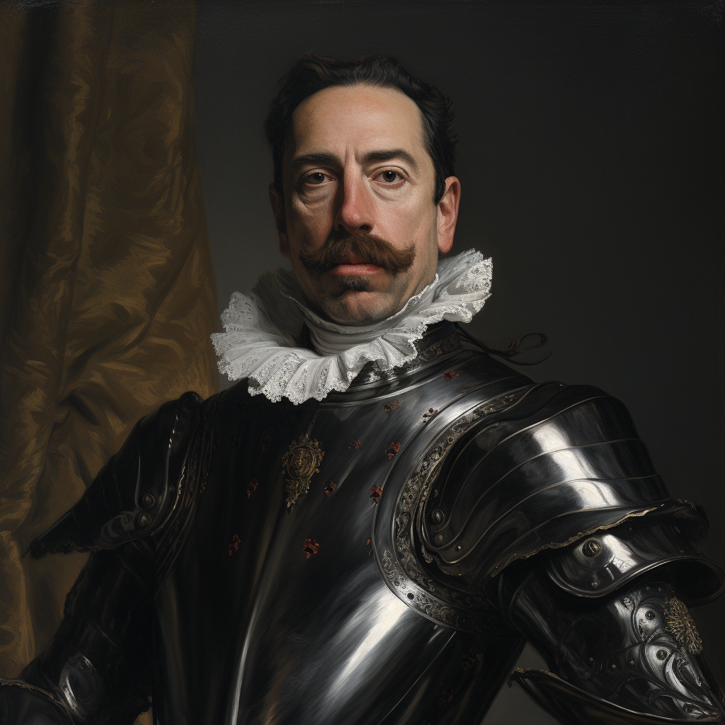 Royal portrait of the Manic Duke of Lotharingia