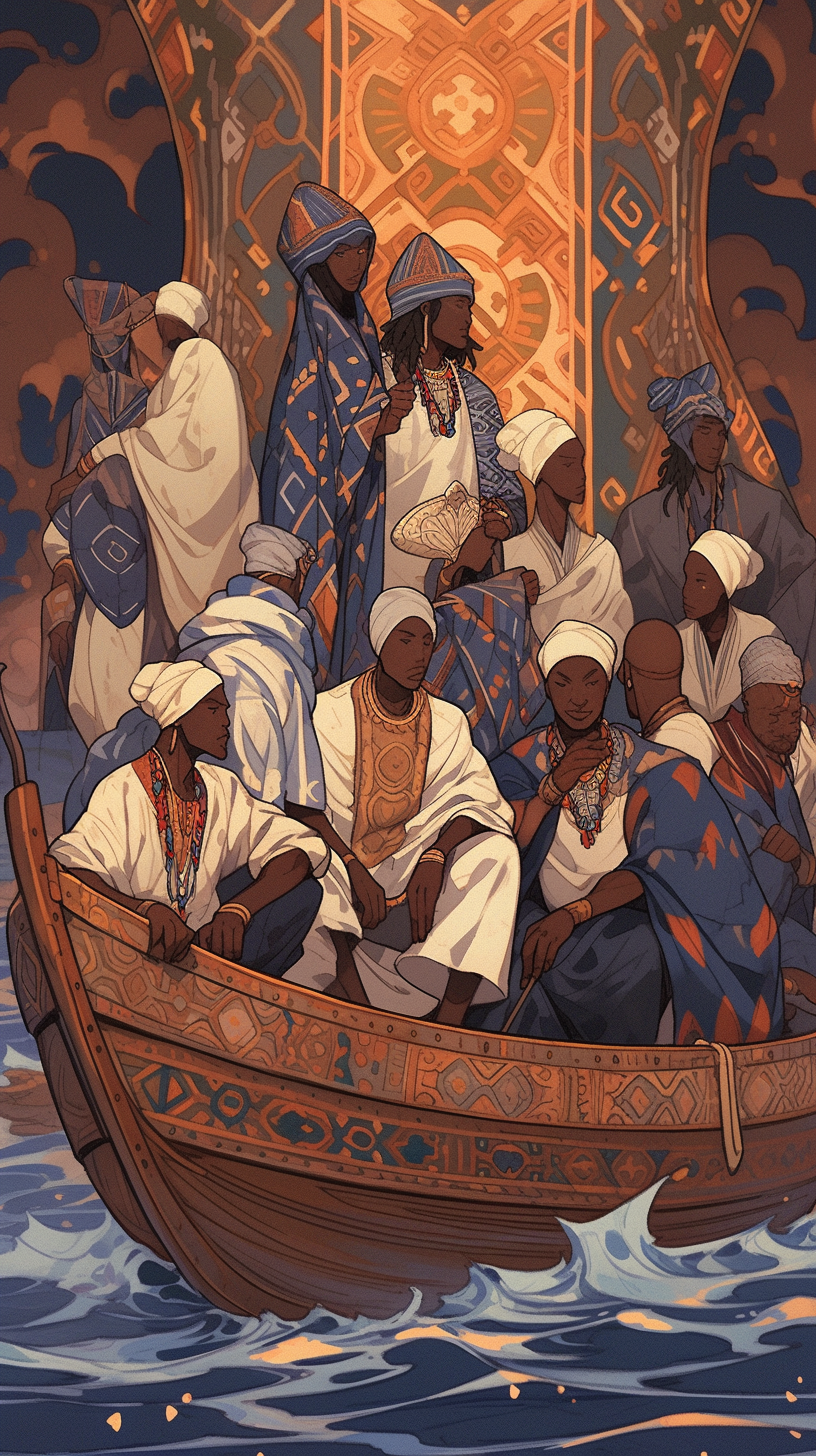 Mansa Abubakari II's Majestic Oceanic Expedition