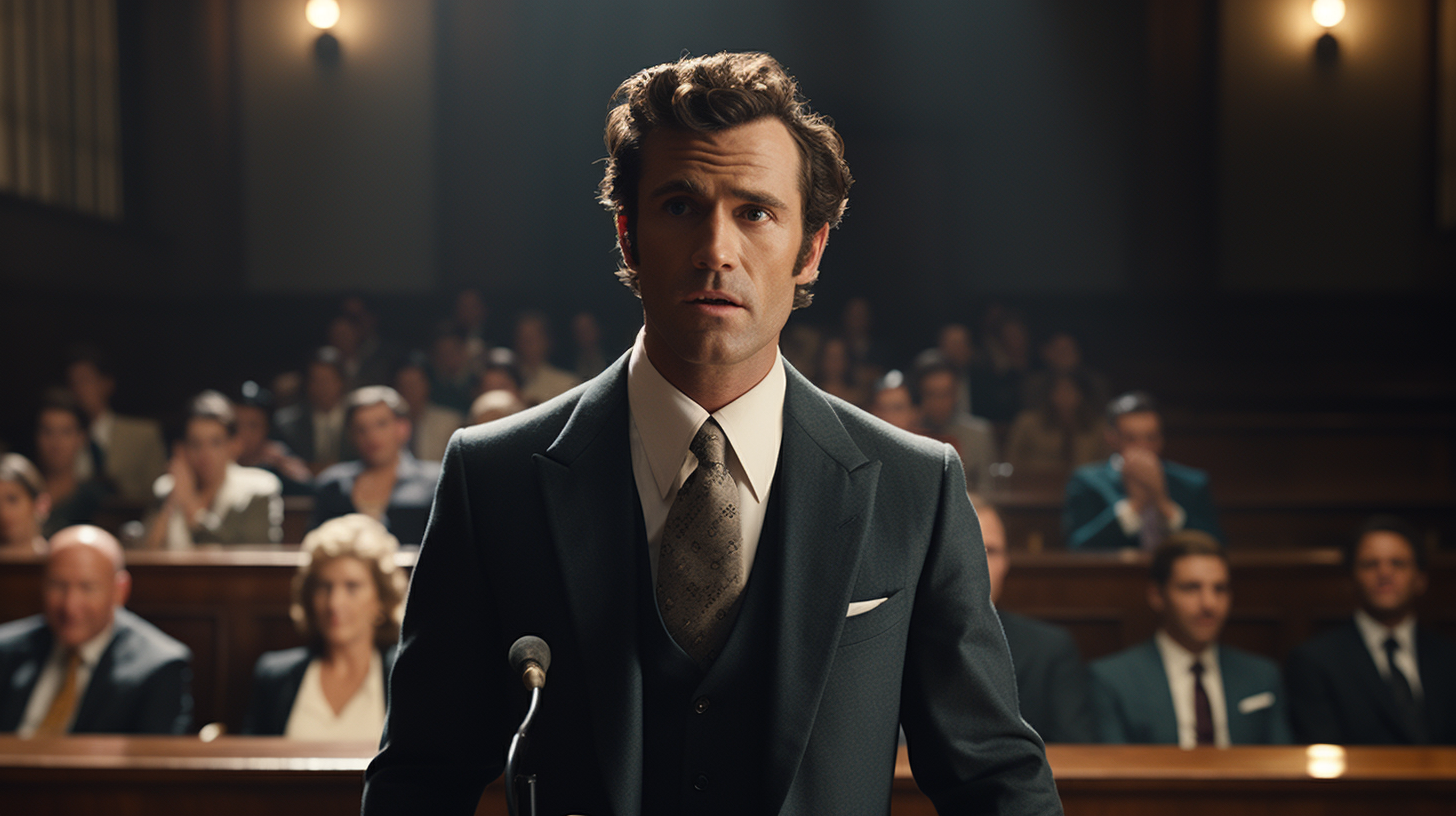 Manuel Garcia-Rulfo as Lincoln lawyer in a suit