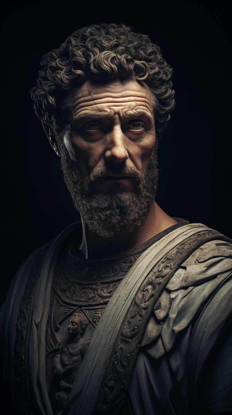 Image of Marcus Aurelius, a Stoic Philosopher