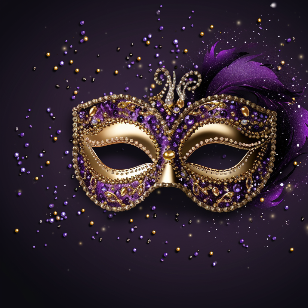 Mardi Gras flyer background image