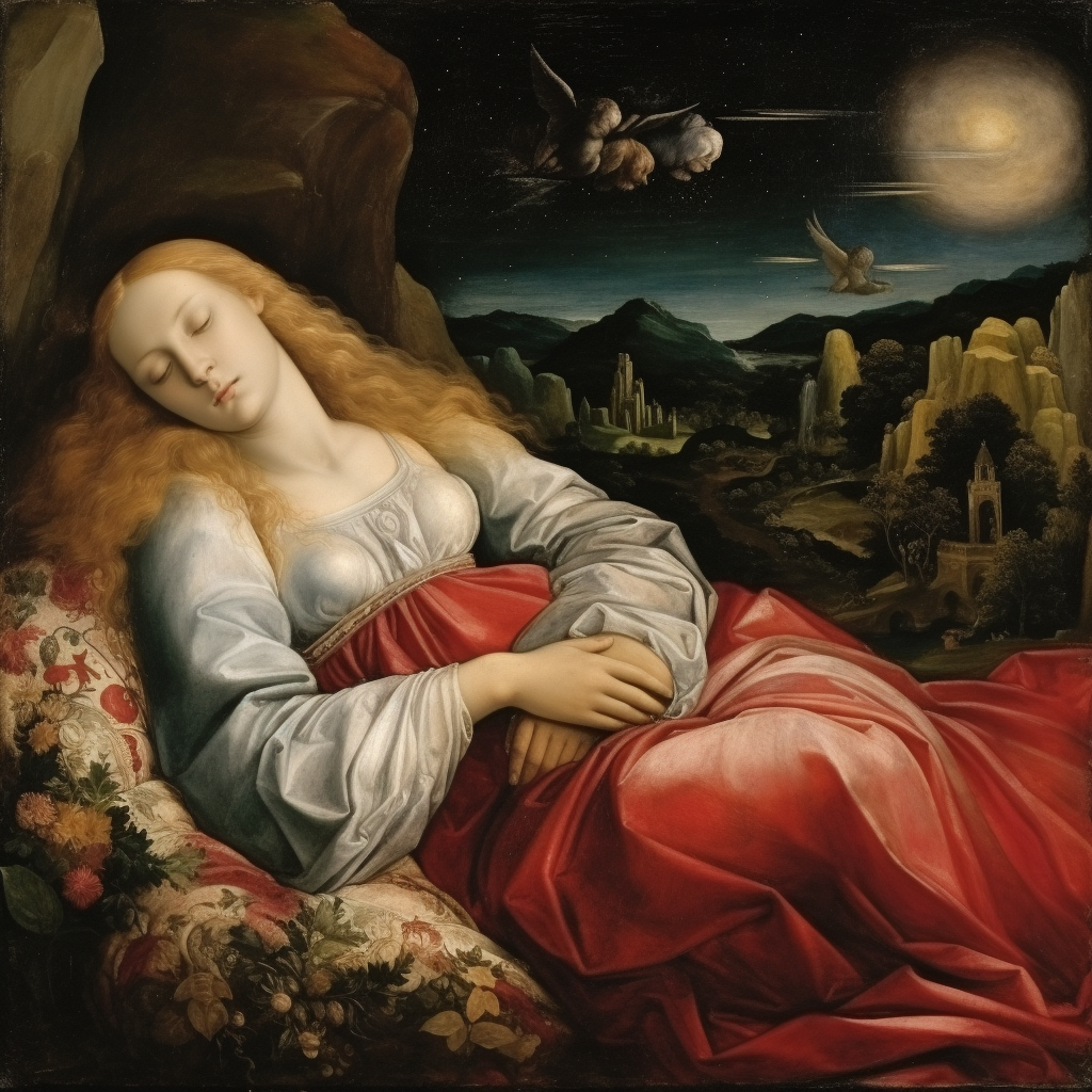 Maria Magdalena's dream in raw style