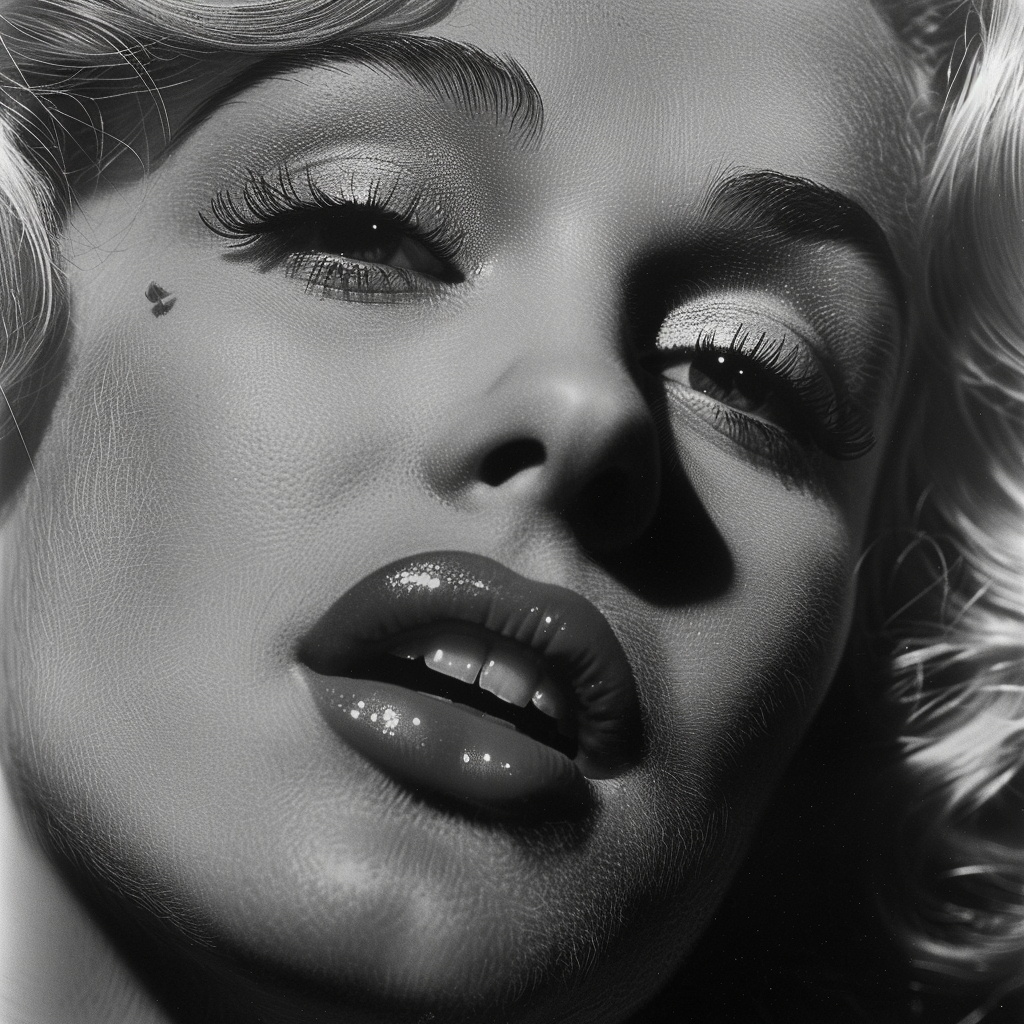 Marilyn Monroe ultra close up