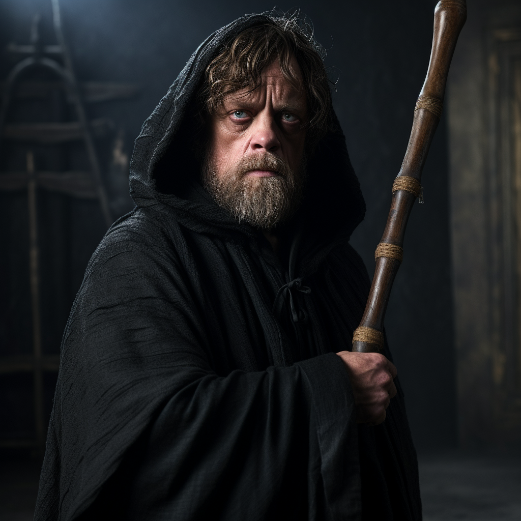 Mark Hamill as Cultist with Ebony Staff