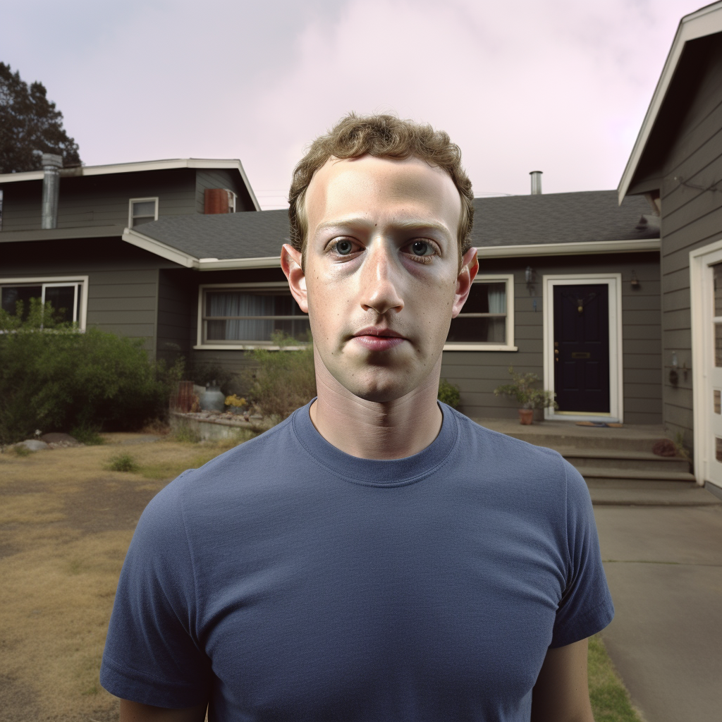 Mark Zuckerberg with confused head tilt