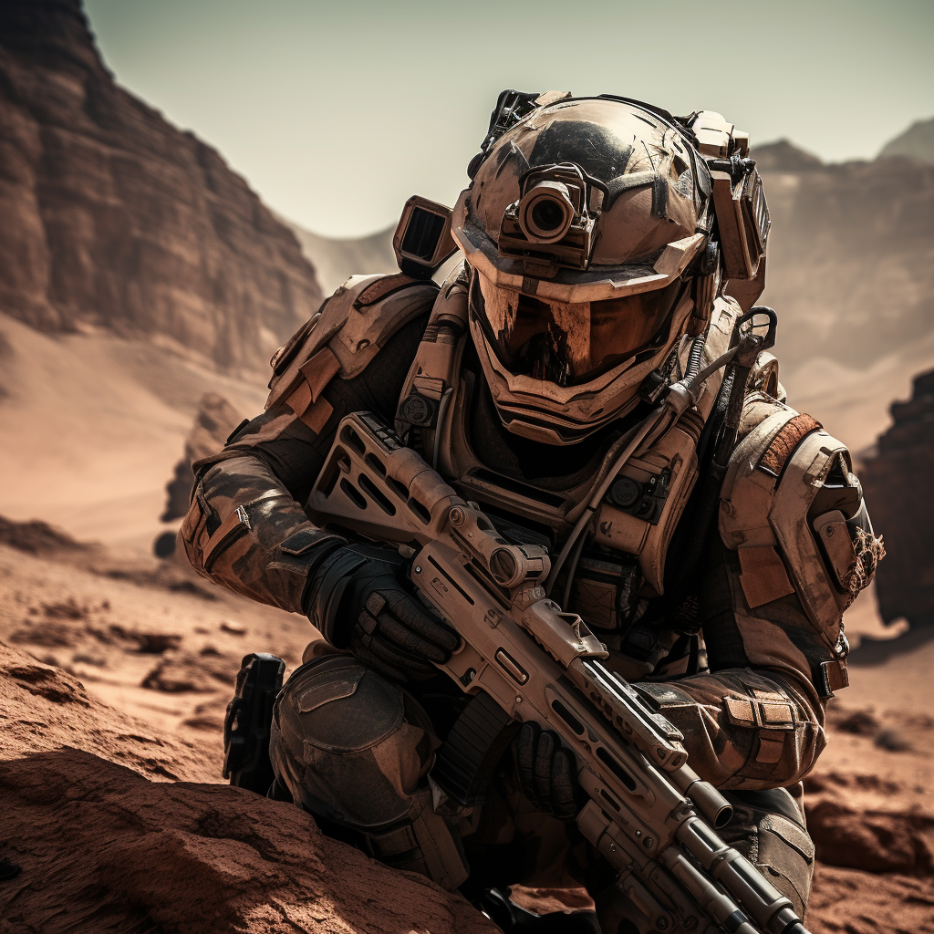 Mars Modern Combat Photo Set 2100