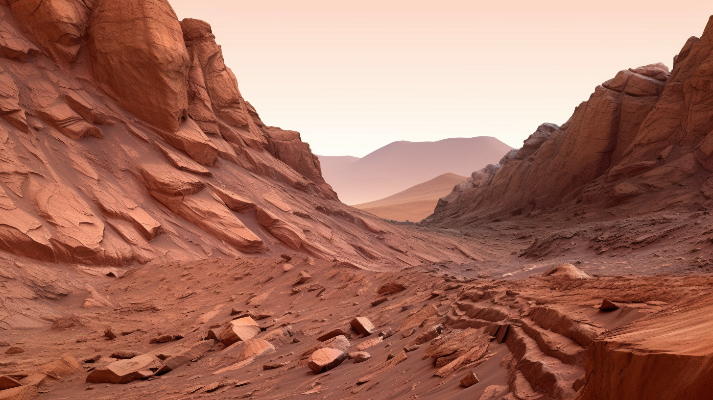 View of Mars Valley with Sand Dunes ?