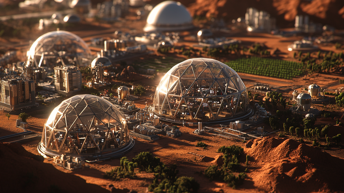 Martian Colony Layout Visualization