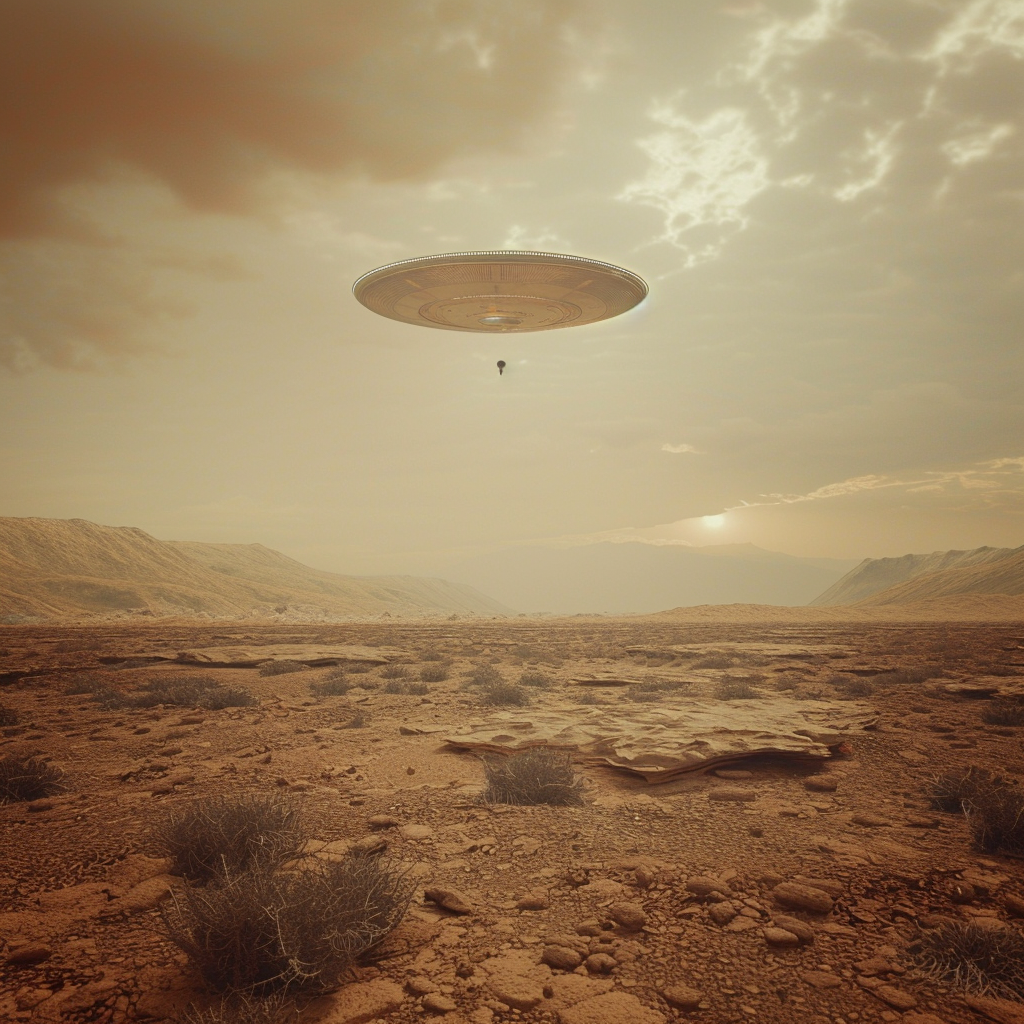 Martian UFO from Planet Mars