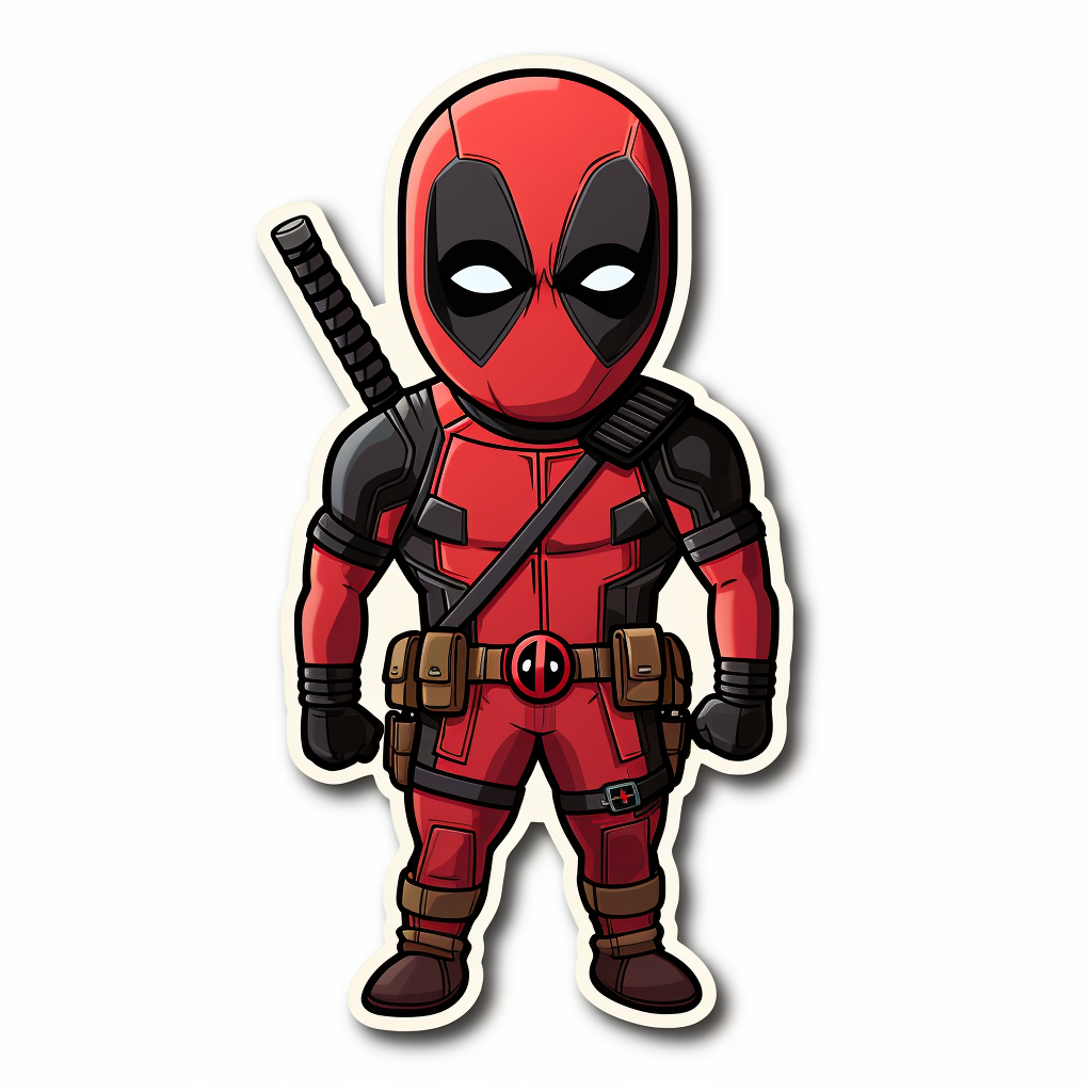 Marvel Deadpool Sticker