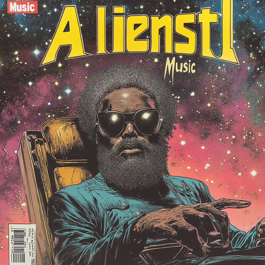 Afro man in marvel comic blackhole