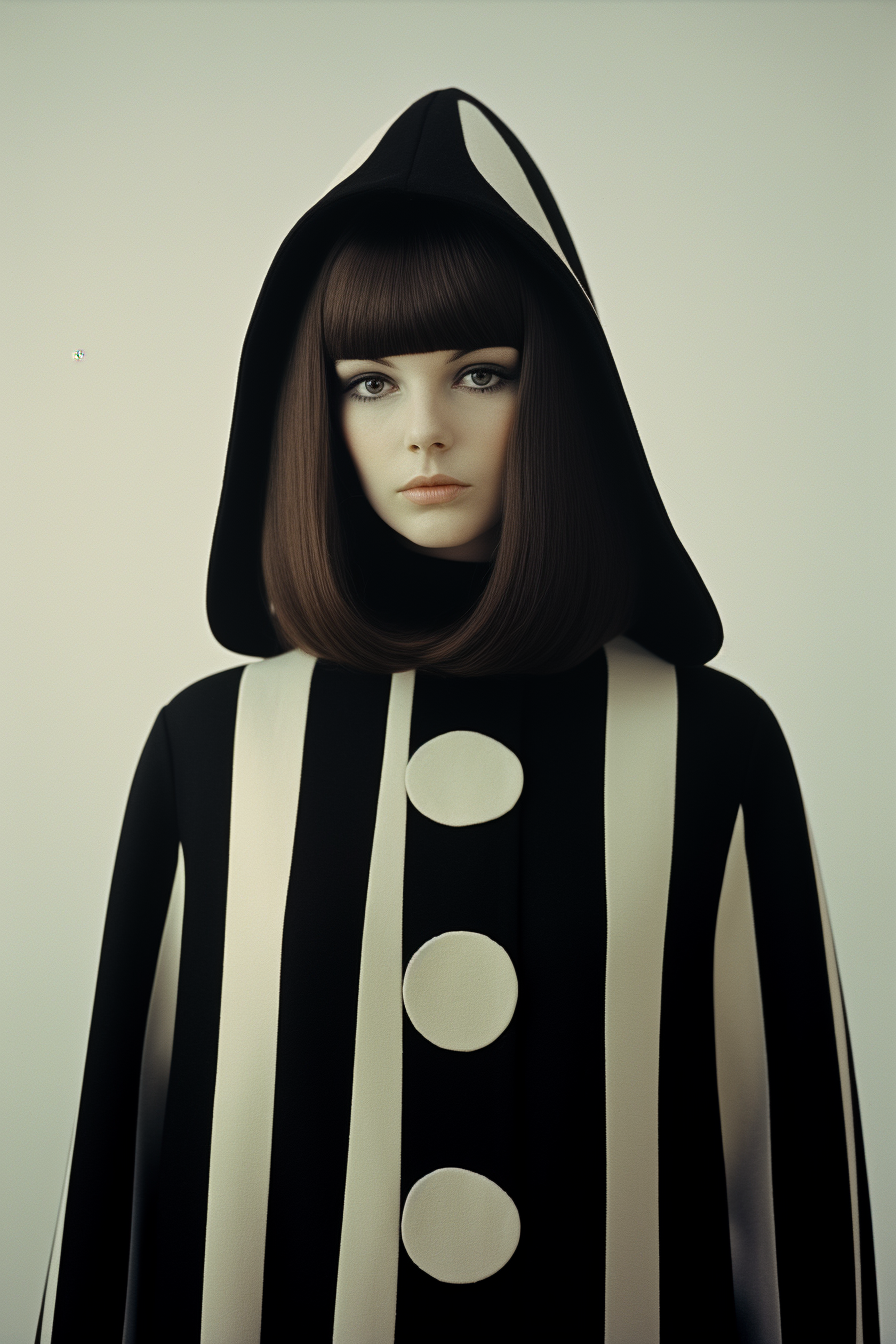 Stylish Mary Quant fashion icon