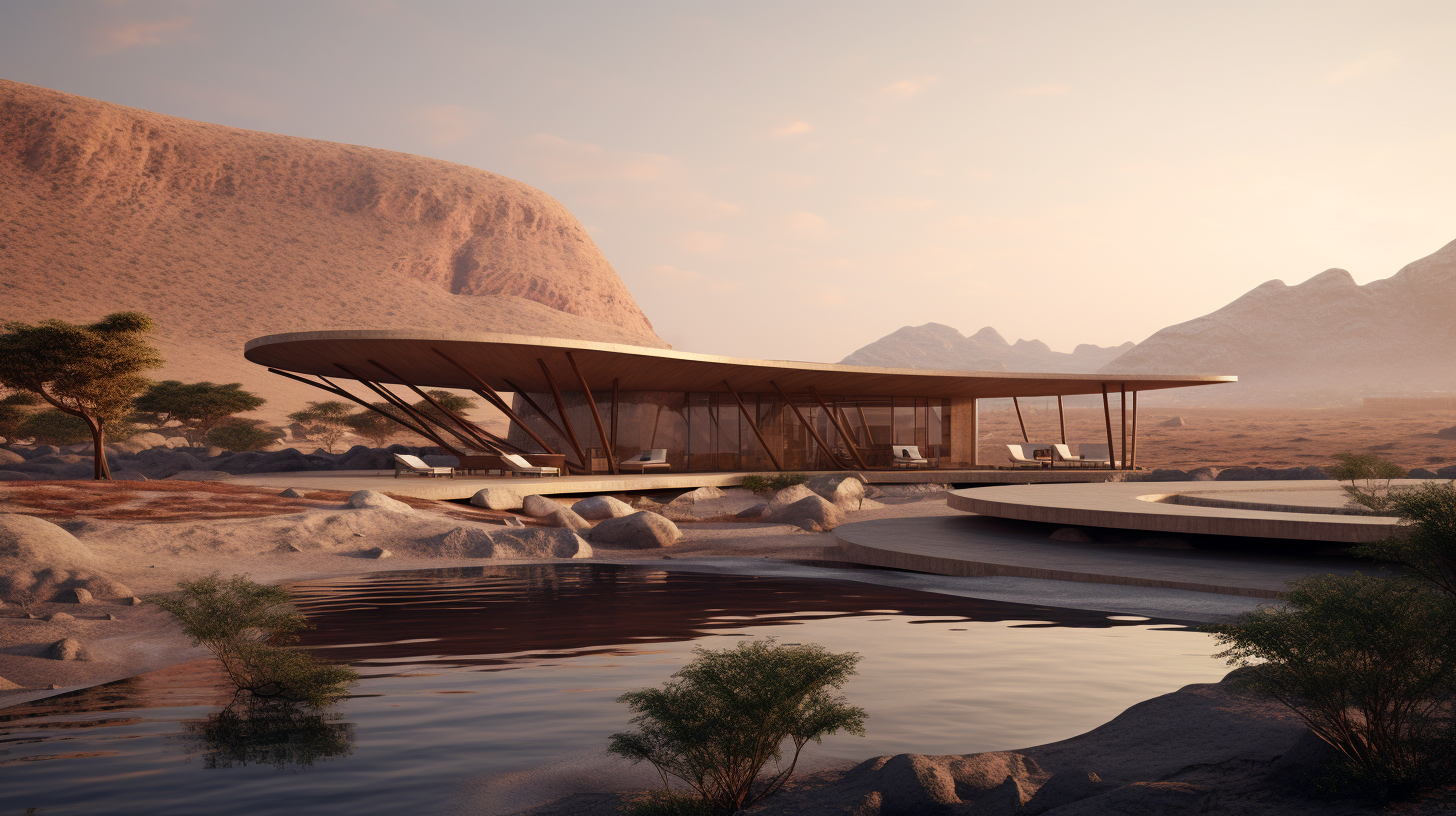 Minimalistic Sustainable Resort in Masirah Island