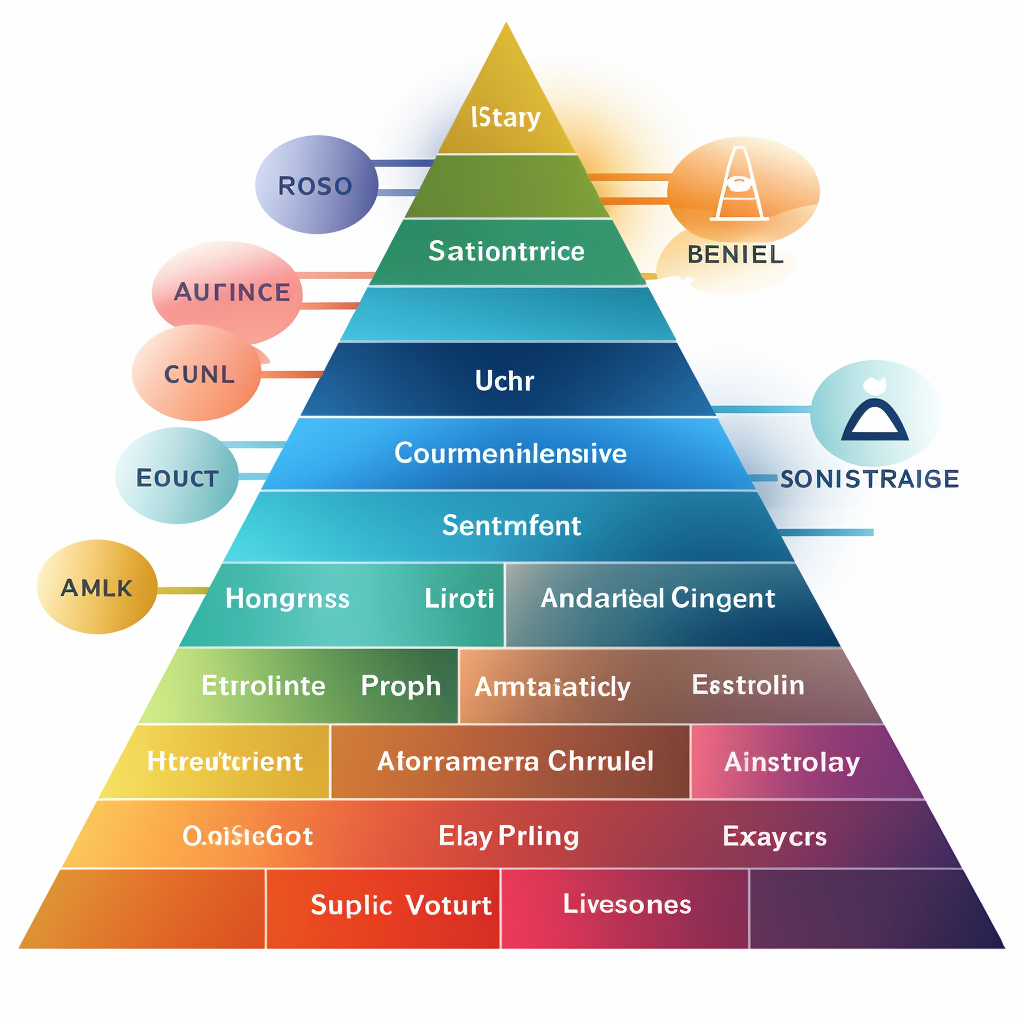 Pyramid depicting Maslow's Hierarchy of Needs