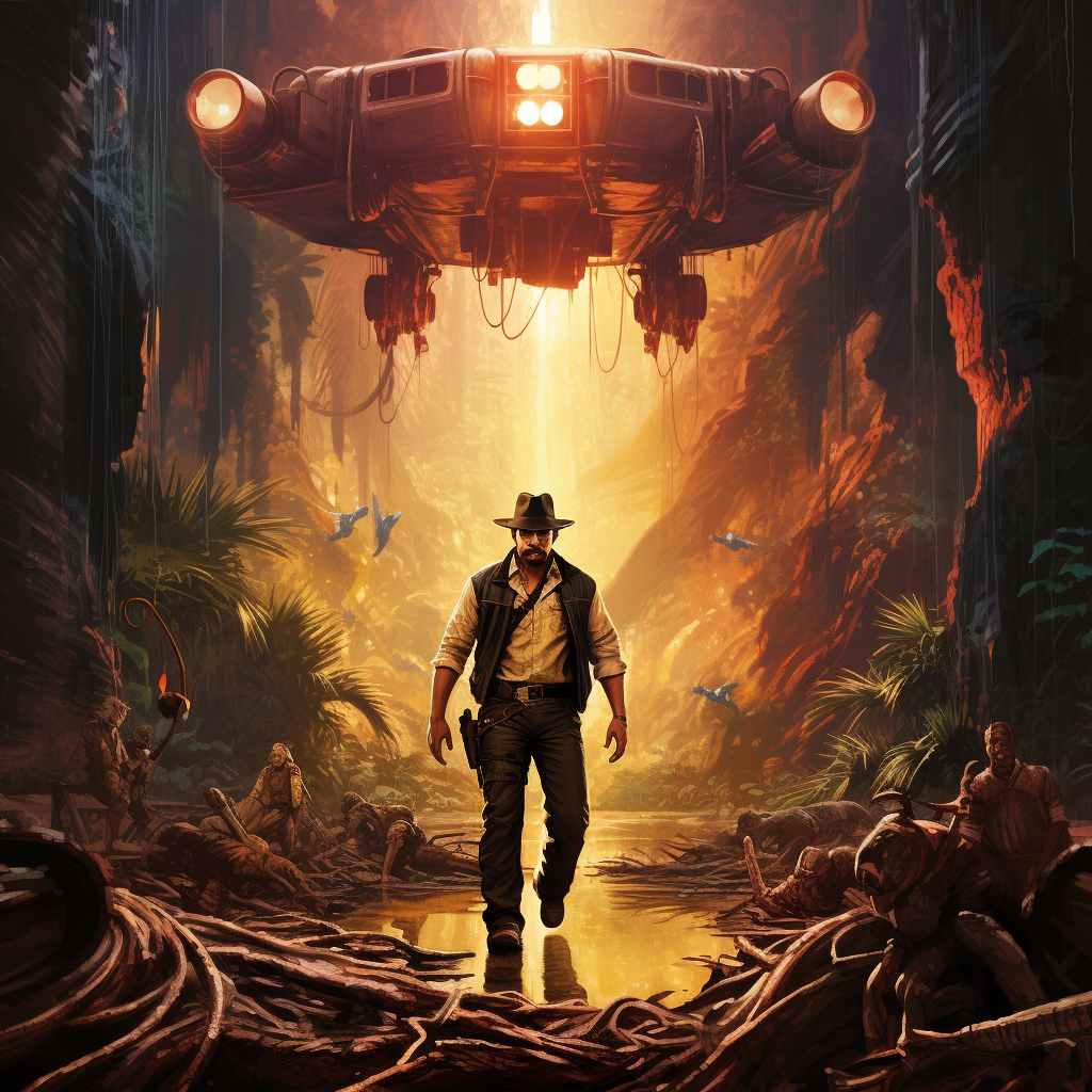 Mass Effect Indiana Jones video game cover