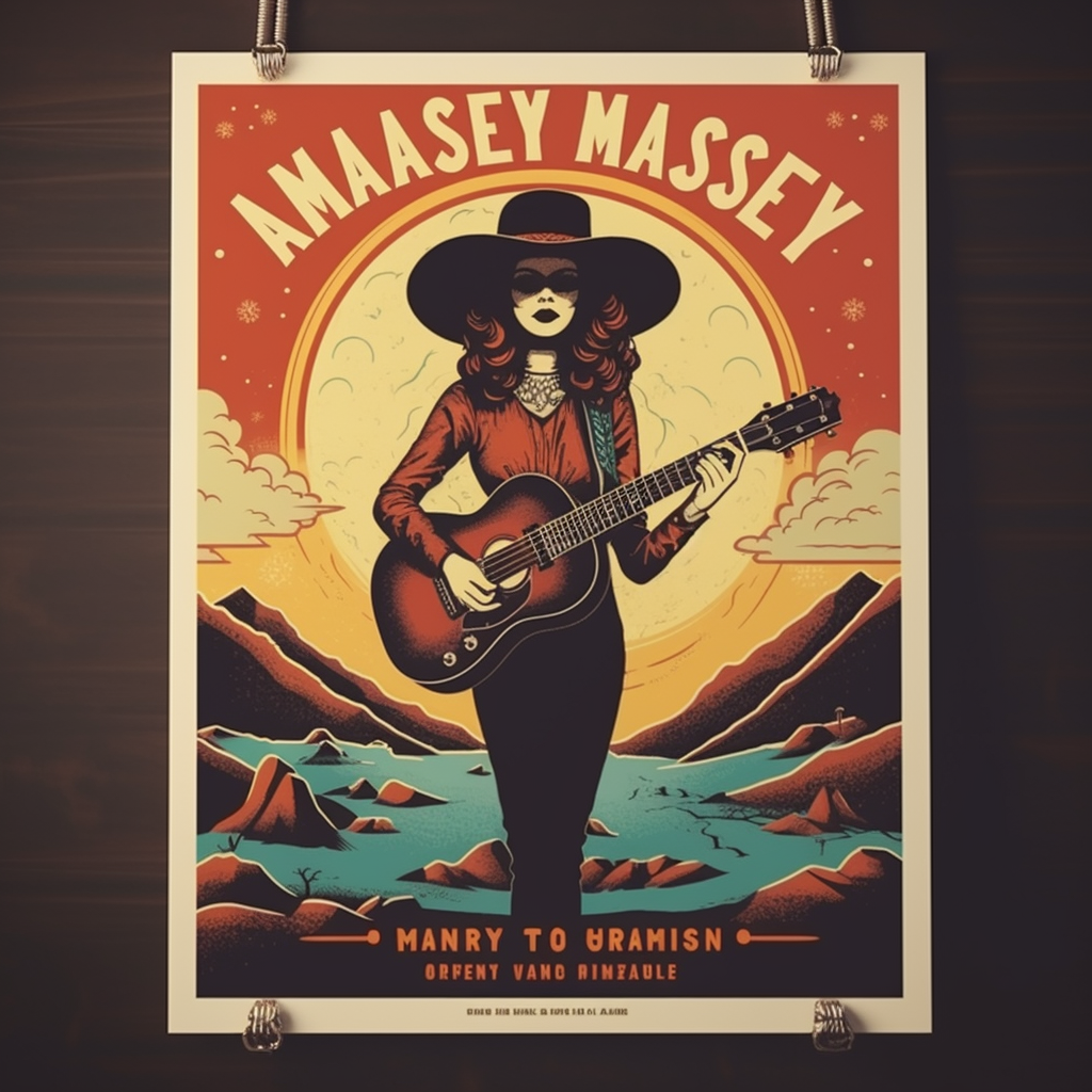 Vintage Massey Rock Band Poster