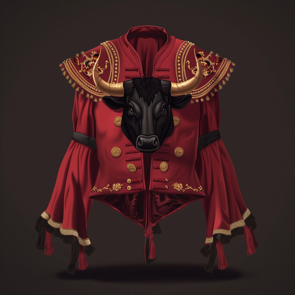 Matador Muleta Bull Fantasy Art