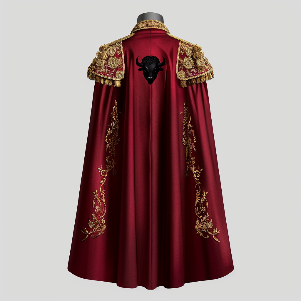 Elegant Matador Muleta Cape Bull