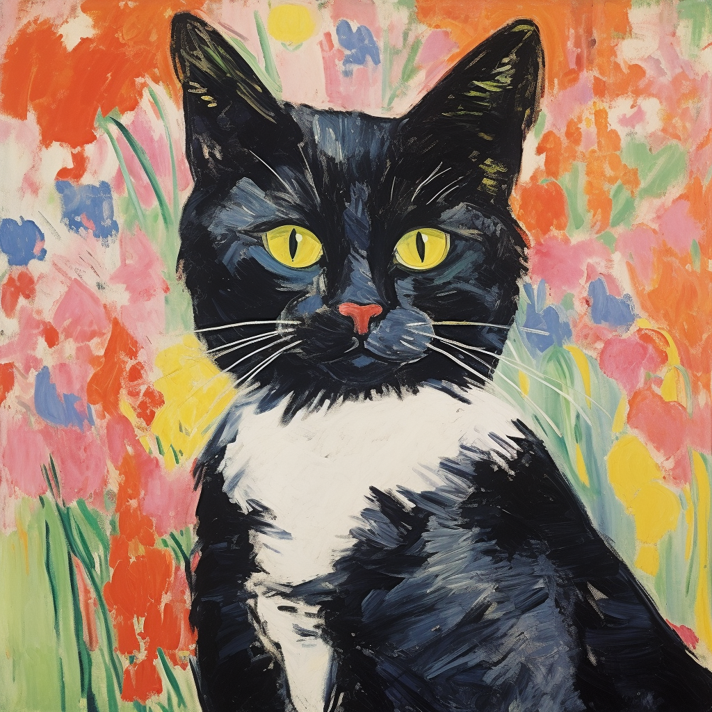 Henri Matisse's cat portrait