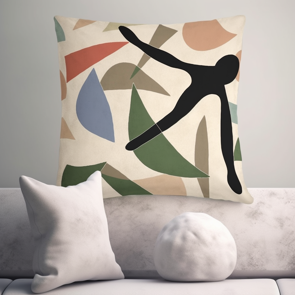 Minimalist Matisse-inspired Fly Woman Art