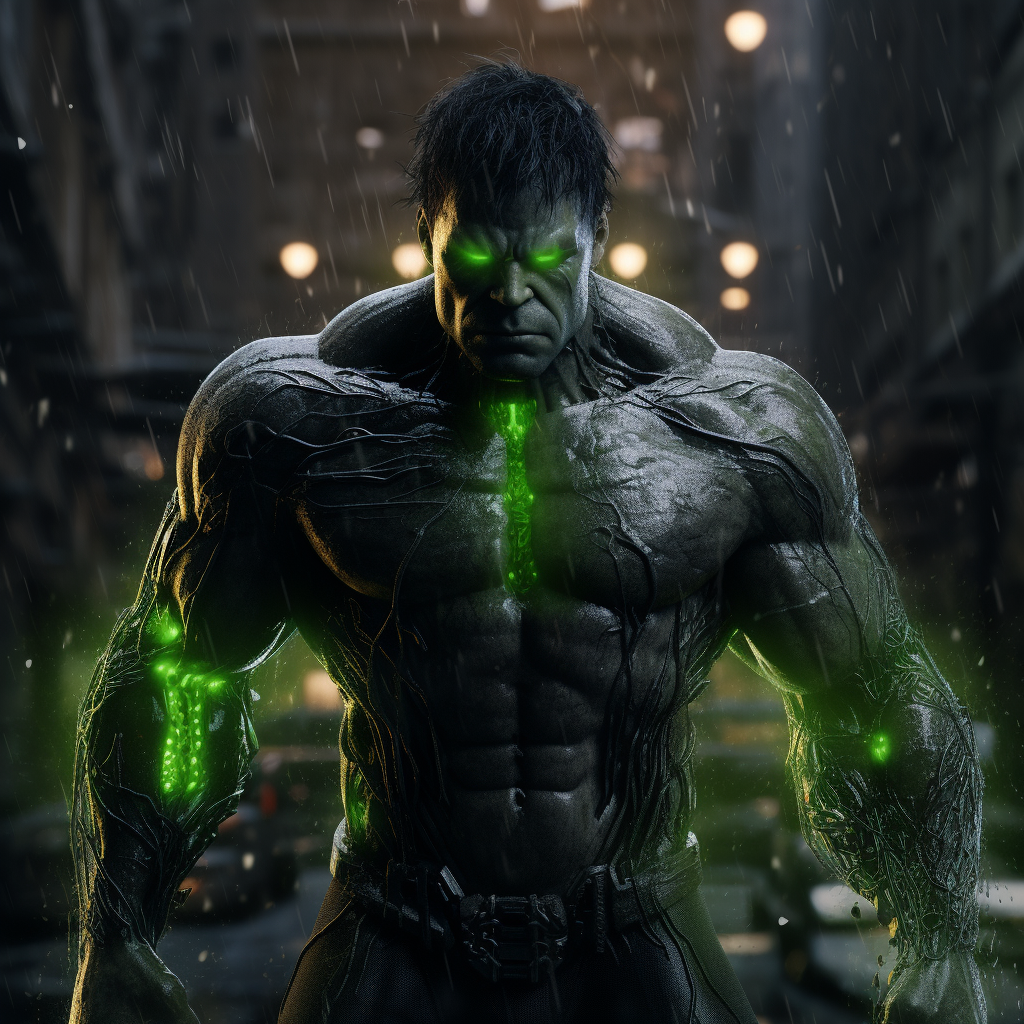 Marvel's Hulk replaces Neo in the Matrix