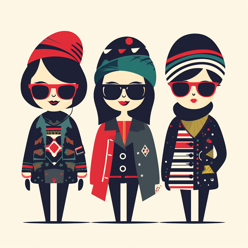 Stylish Matryoshka Fashion Dolls