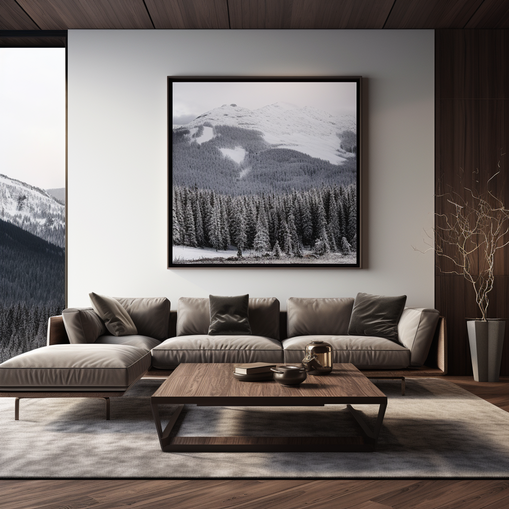 Modern matte livingroom elevation picture