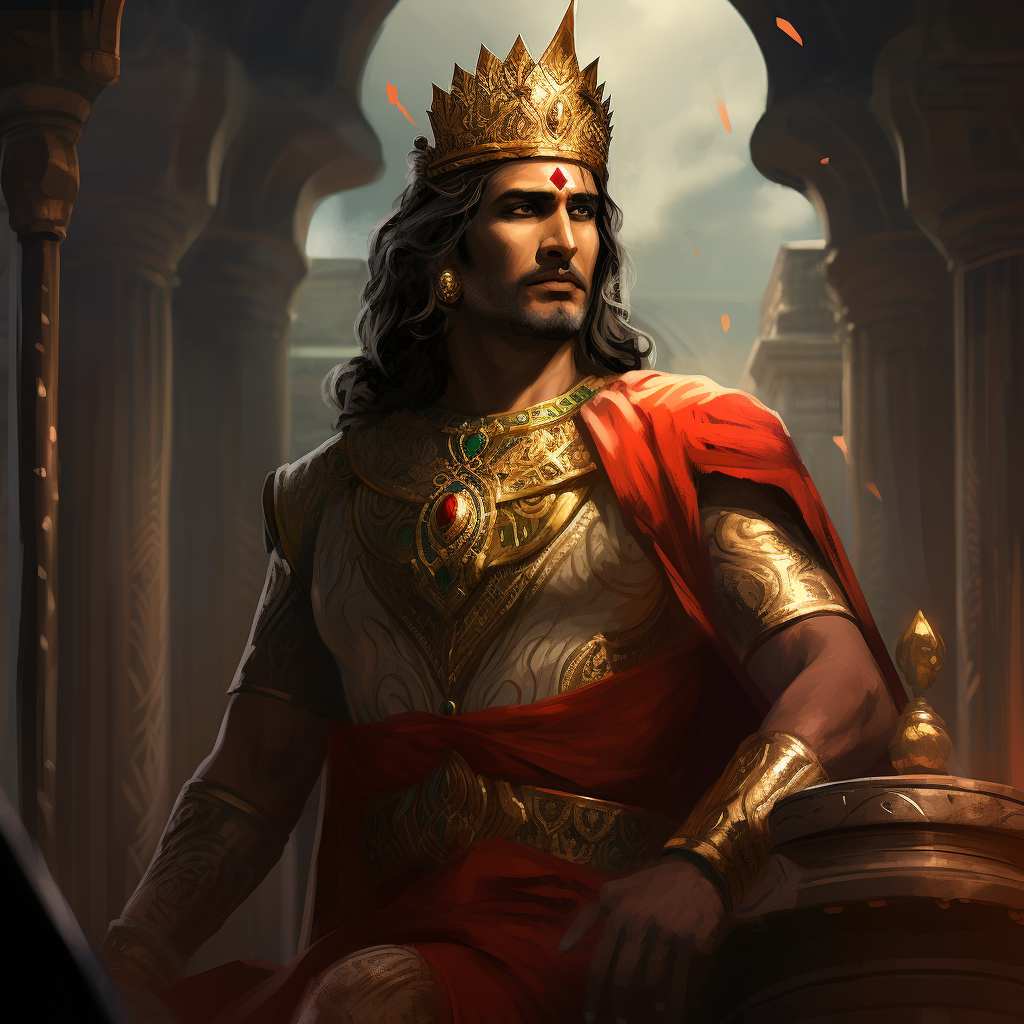 Portrait of Chandragupta Maurya, the great king