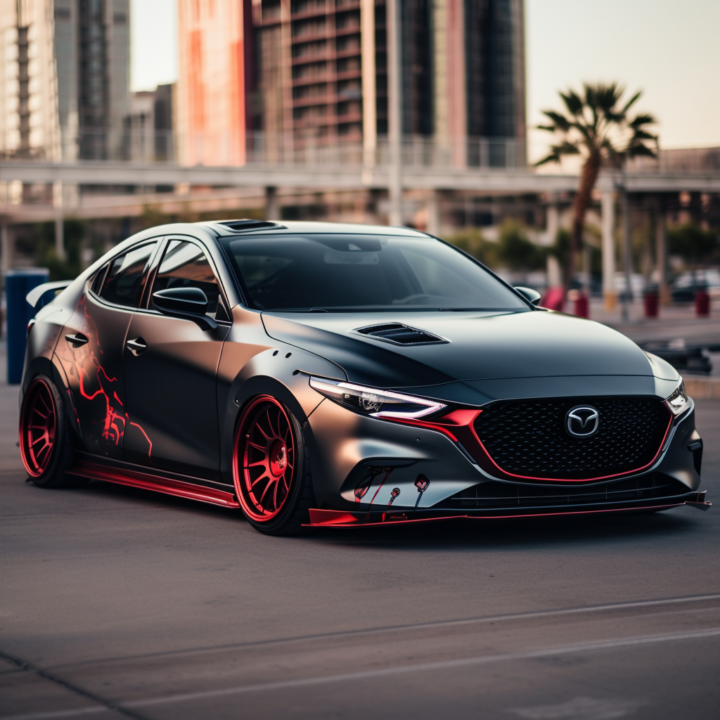 Custom Mazda 3 Hatchback Car