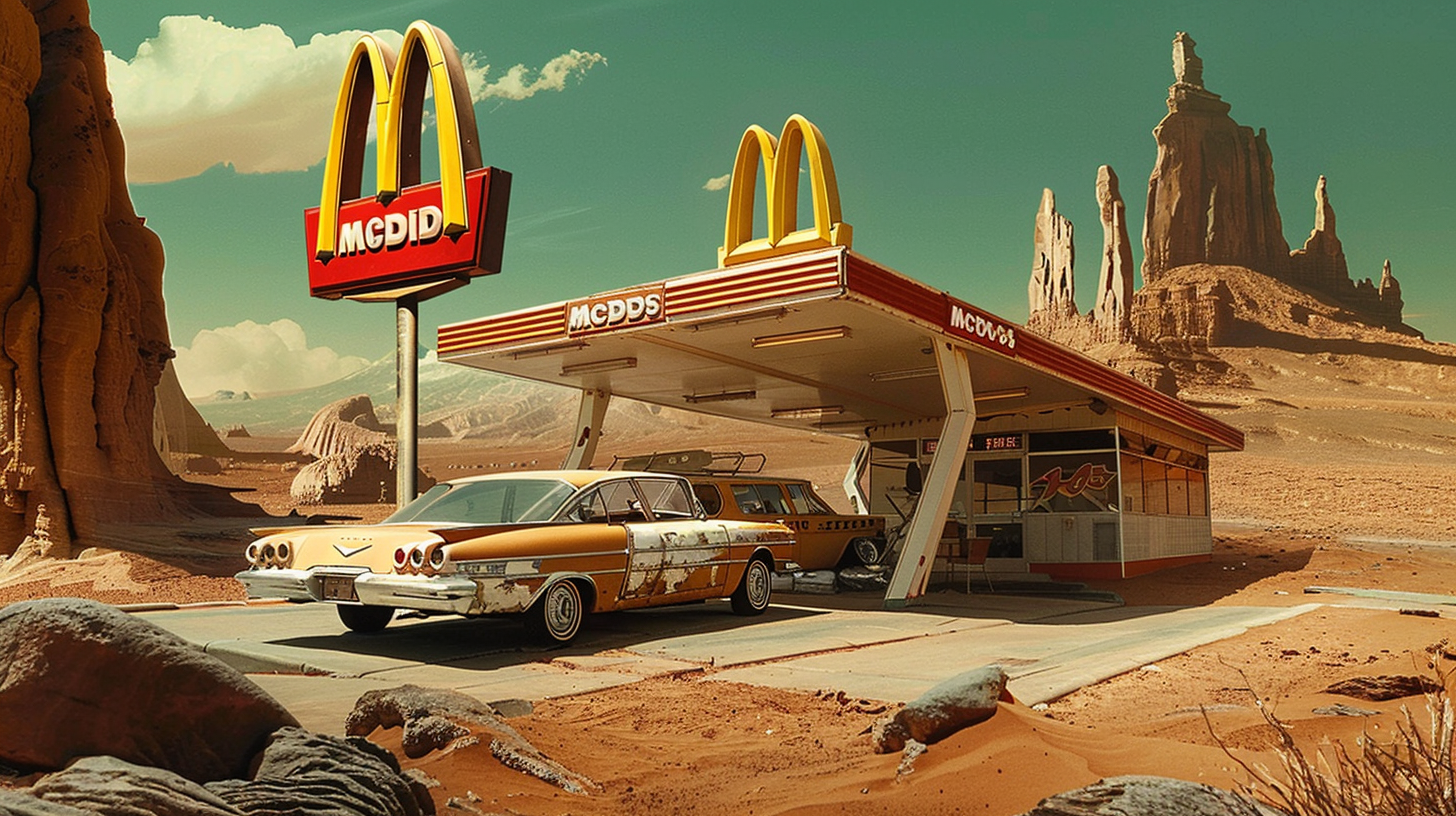 McDonald's drive-thru on Mars