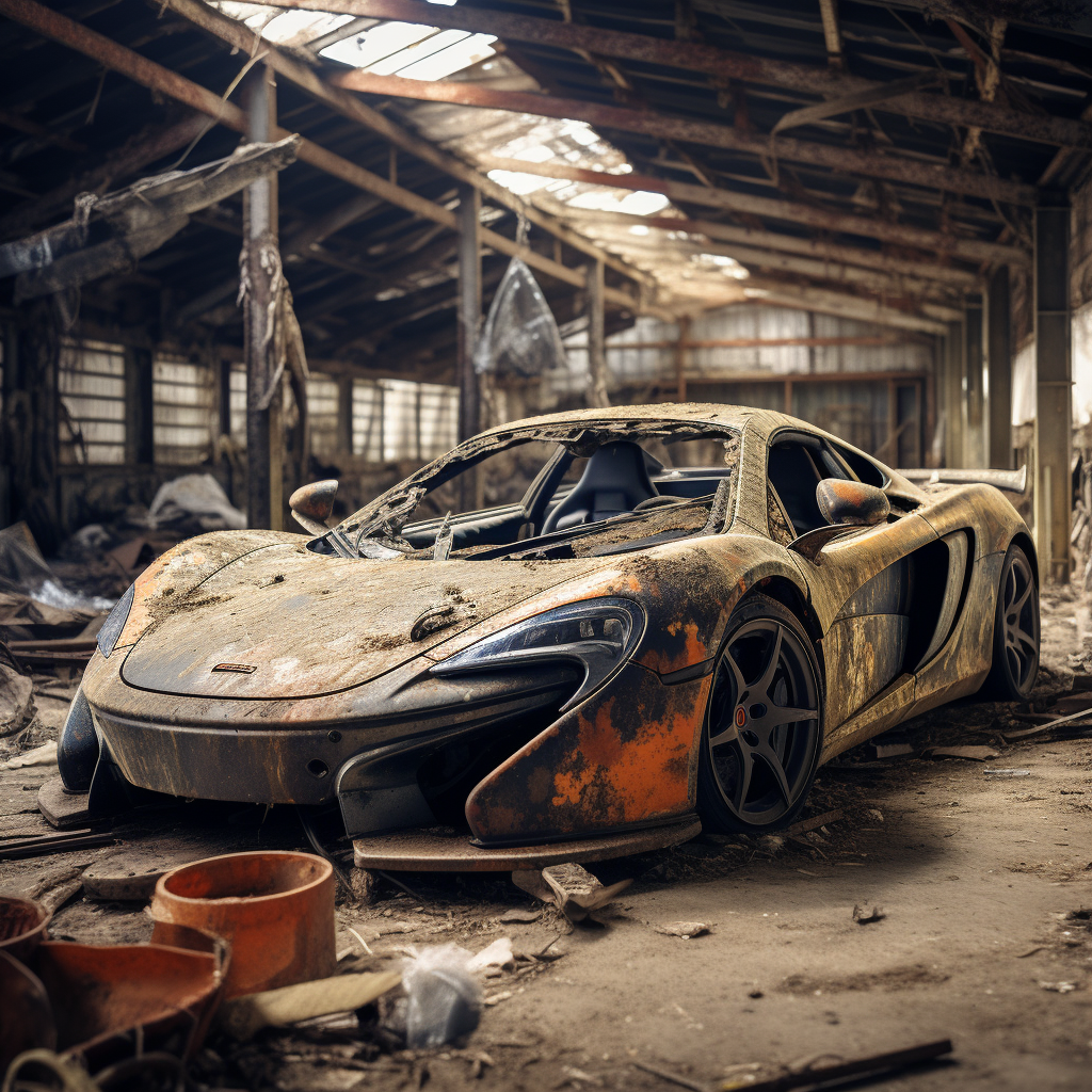 Rare McLaren car found in a barn