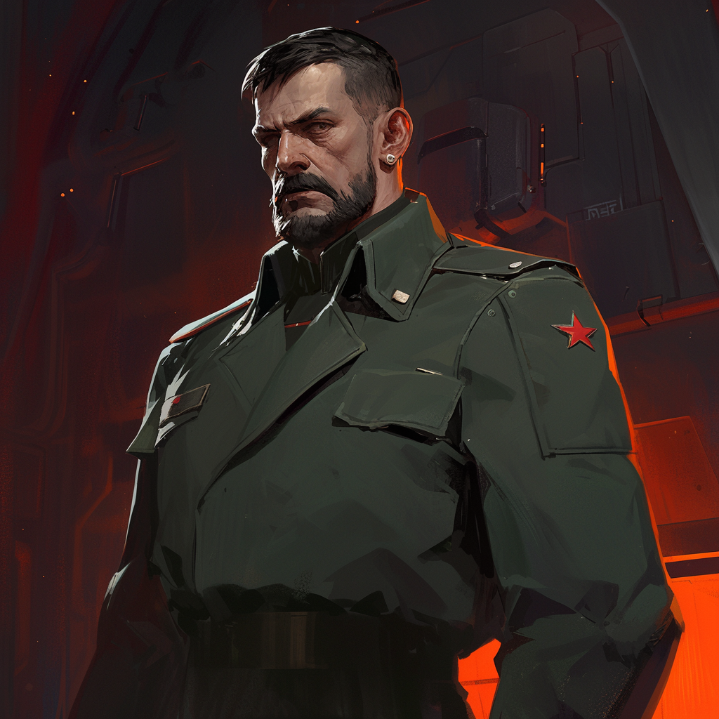 Mech Pilot Soviet Influence Dark Hair