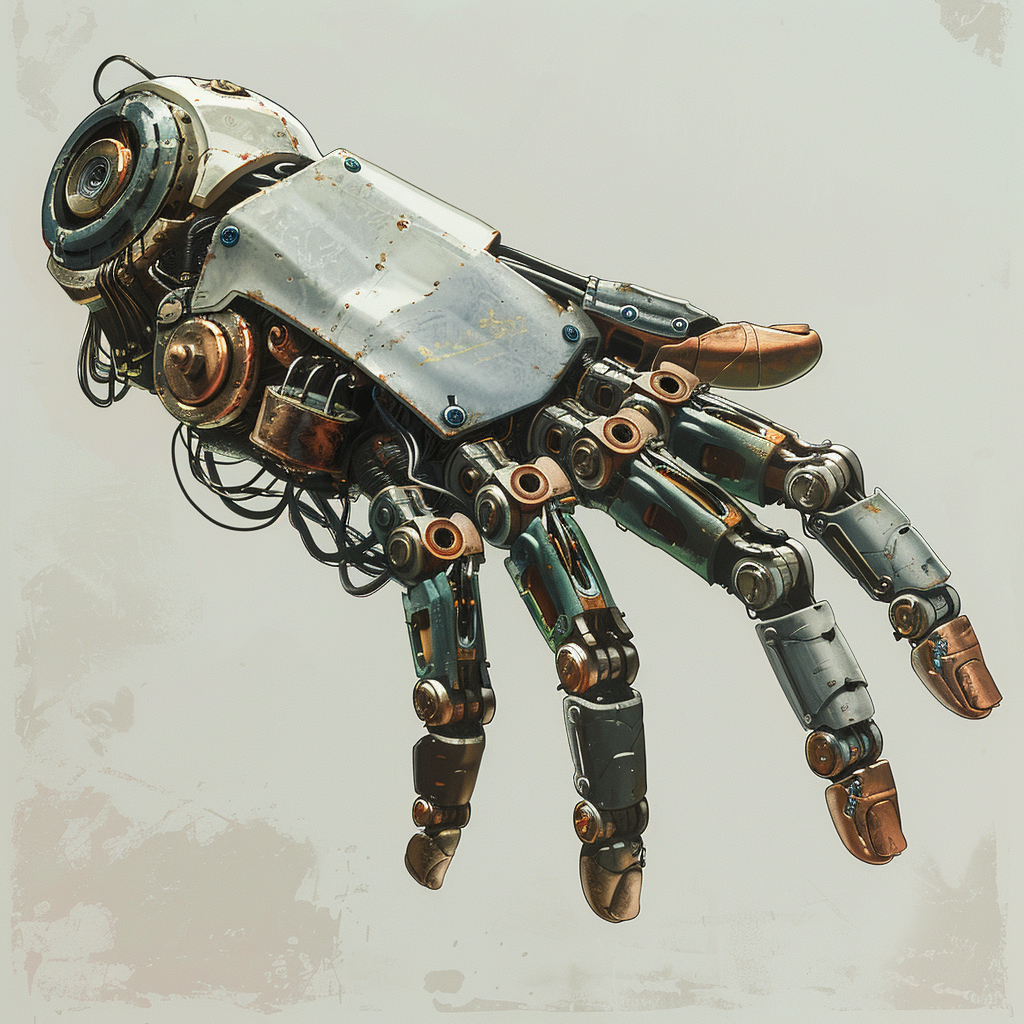 Mechanical hand design concept image