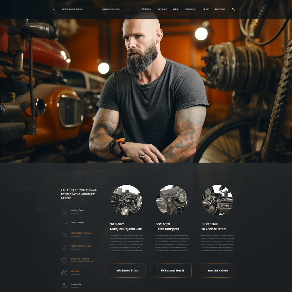 Clean and Modern Mechanics Website Design