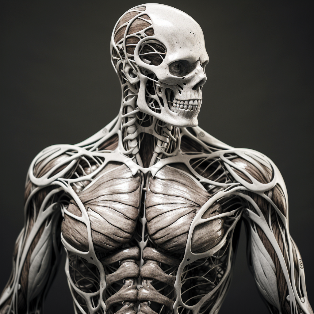 Detailed medical anatomical body model