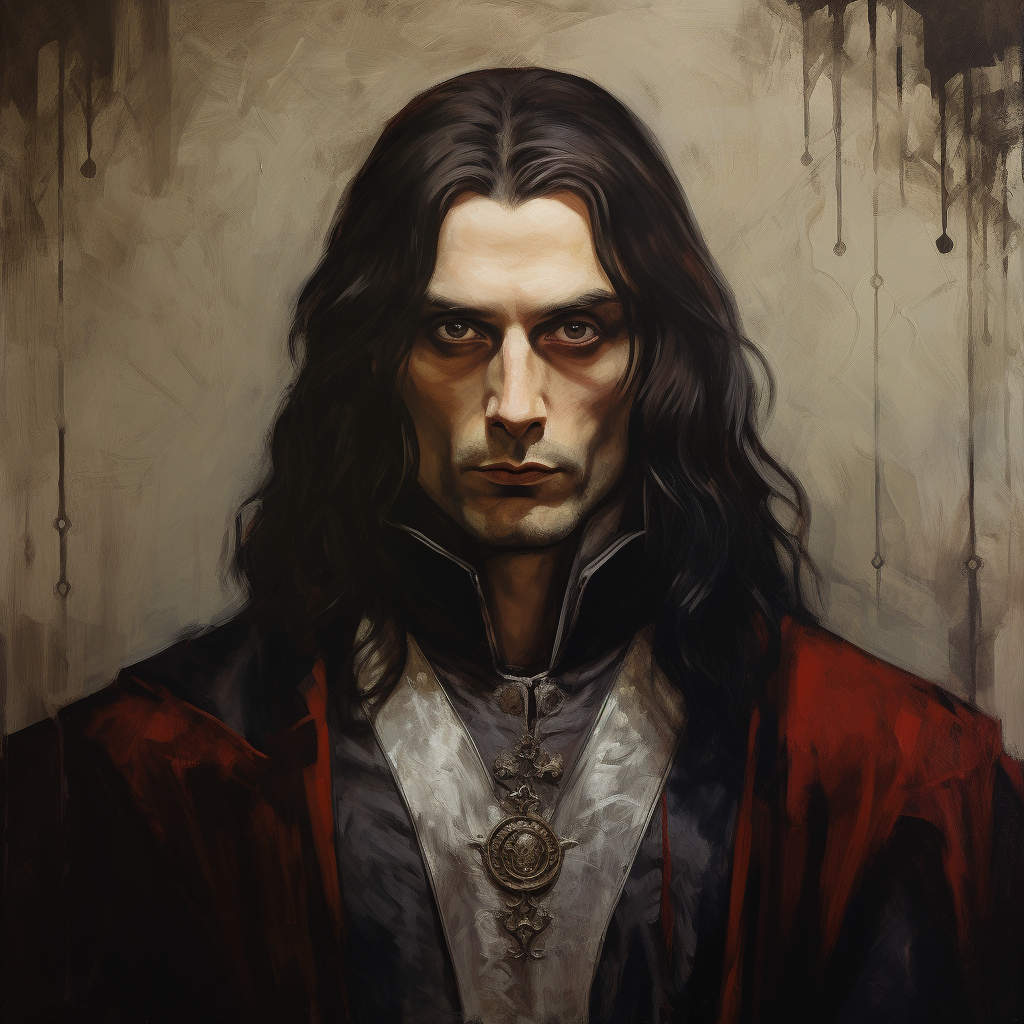 Vampire Lord in Medieval Attire