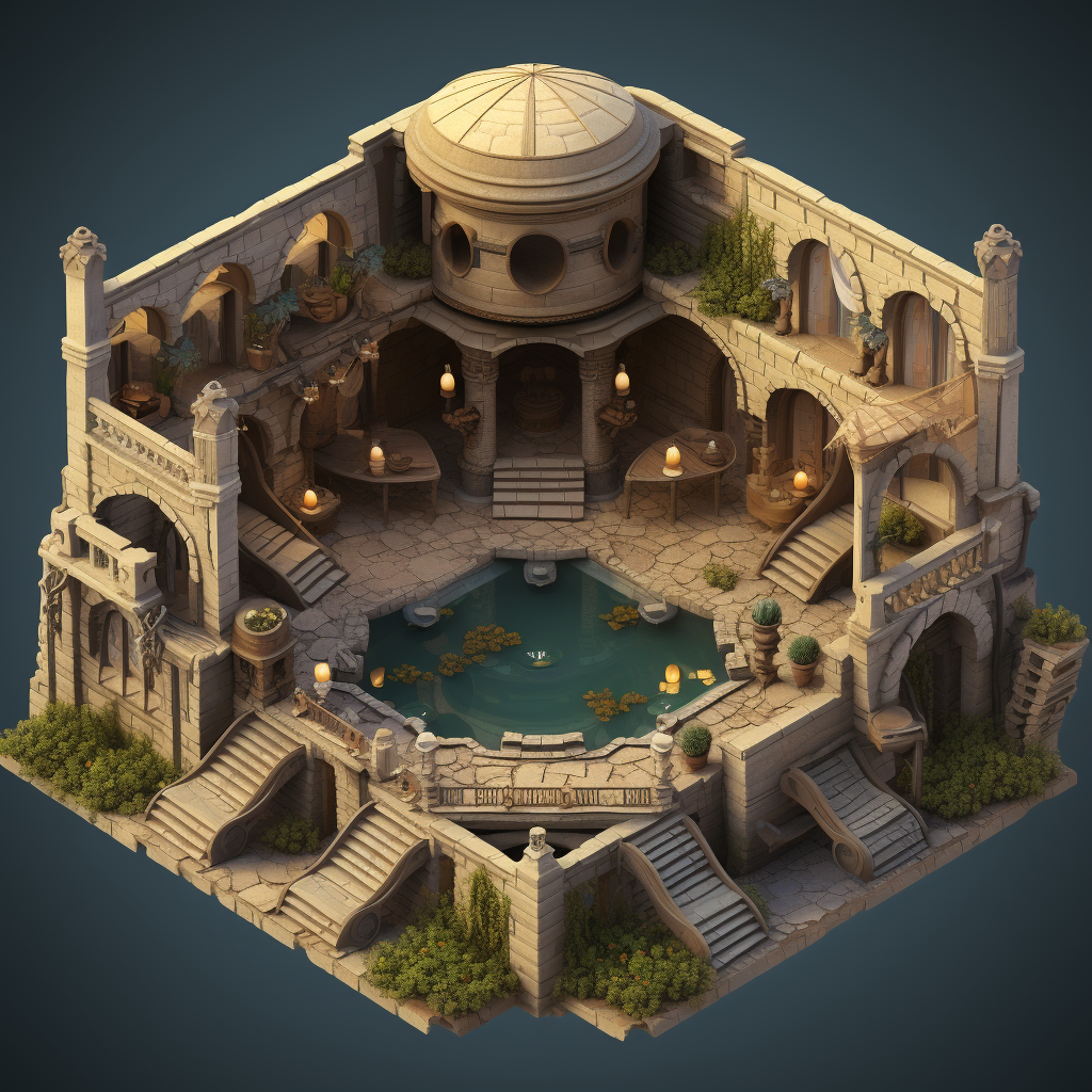 Elaborate Medieval Roman Spa Experience