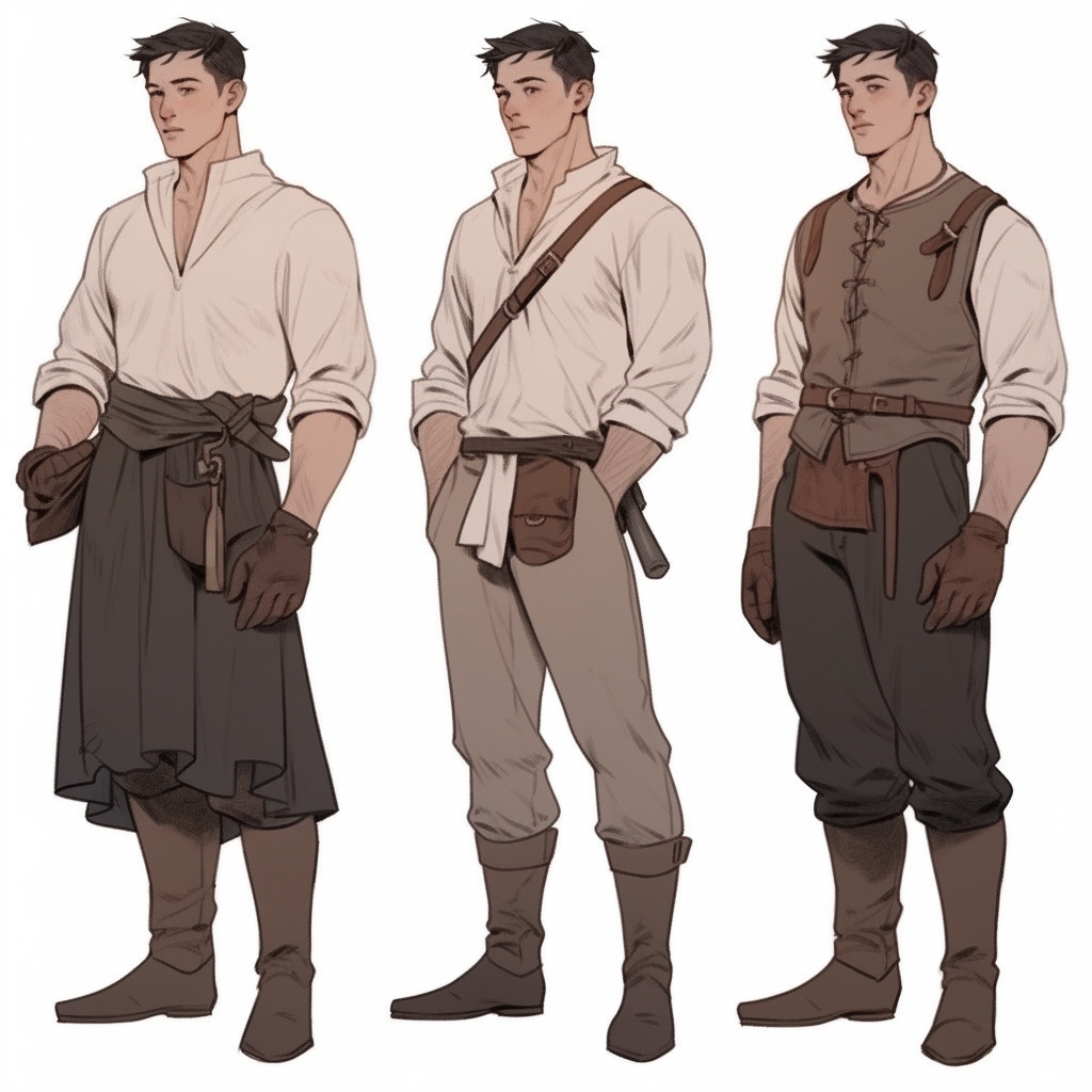 Simple medieval servant outfit inspiration